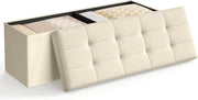 Folding Storage Footstool – Versatile Ottoman & Storage