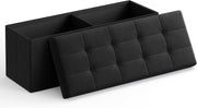 Folding Storage Footstool – Versatile Ottoman & Storage