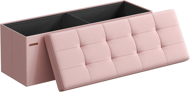 Folding Storage Footstool – Versatile Ottoman & Storage