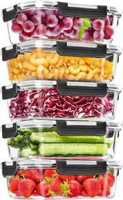 Skroam 36OZ Glass Food Storage