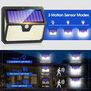 Solar Outdoor Security Lights – Motion Sensor LED Lights (4-Pack)
