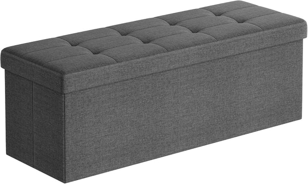 Folding Storage Footstool – Versatile Ottoman & Storage