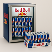 Red Bull Mini Fridge + 24 Cans – Limited Edition Bundle